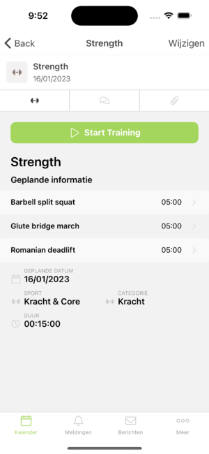 Kracht & Core trainingen